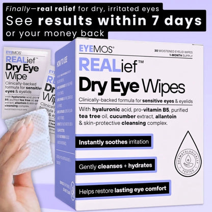 REALief™ Dry Eye Wipes | 30