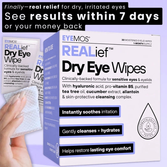 REALief™ Dry Eye Wipes | 30
